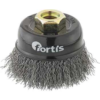 Brusný kotouč Kartáč hrncový ocel drát 60x0,3mm zvlněný M14 FORTIS