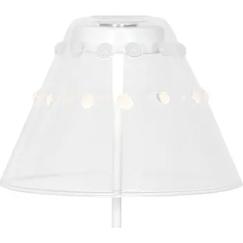 Stínidlo Zafferano, Stínidlo na stolní lampu Swap s tečkami skleněné bílé - Formadore