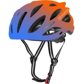 Cyklistická přilba Přilba Force Bull Hue modrá-oranžová L-XL (58-61 cm)