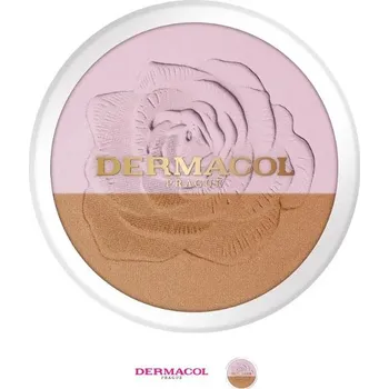Přípravek na tvář DERMACOL Imperial Rose rozjasňující pudr s vůní 7 g