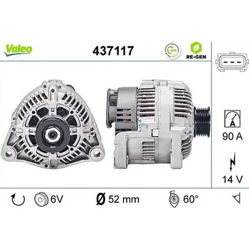 Autoelektrika generátor VALEO 437117