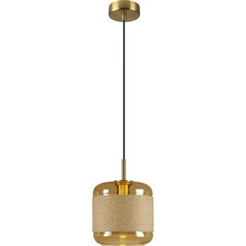 Svítidlo BIG WHITE (SLV) PANTILO ROPE 20 závěsné svítidlo, 250 cm, E27, 15 W, zlatá 1007589