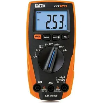 Měřicí přístroj HT Instruments HT211 multimetr, CAT III 600 V, displej (counts) 4000, HT211