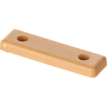 Nábytkové kování Interex Klzák PVC mini - dub / 10ks 32 mm