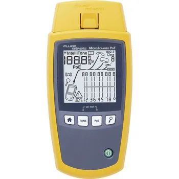 Fluke Networks MicroScanner™ POE + IntelliTone 200 Probe Kabelový měřič , Audio/Video , síť, Telekomunikace , Set: MS-POE + MT-8200-63A
