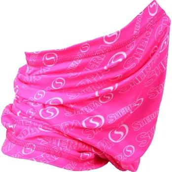 Nákrčník Multifunkční nákrčník Sherpa ROGER neon pink - Růžová, Univerzální