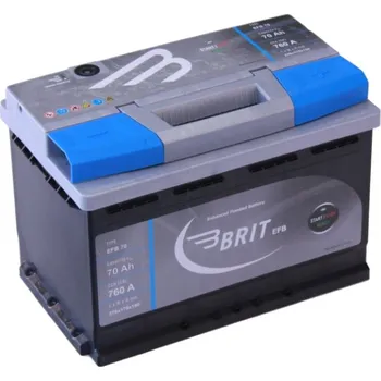 Autobaterie Baterie BRIT EFB Start&Stop 70Ah 760A