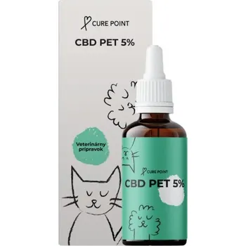 Cure Point CBD Pet 5 % bez příchutě 10 ml