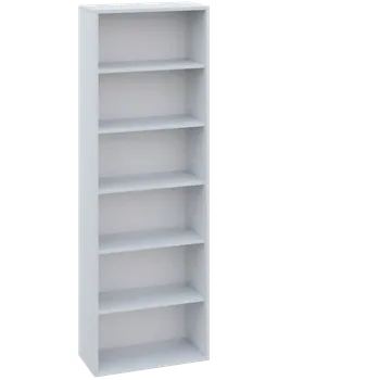 Knihovna KNI 21 regál knihovnický, 1800x600x300, bílá