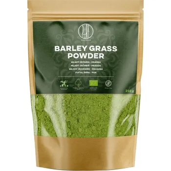 Přírodní produkt BrainMax Pure mladý ječmen prášek BIO 250 g