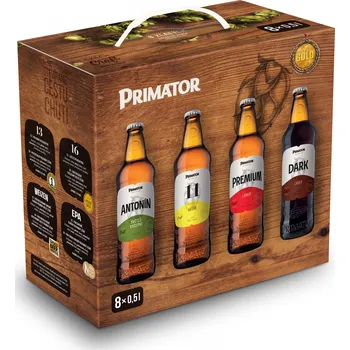 Pivo Multipack Primátor Osm zlatých 8x 0,5 l (karton)
