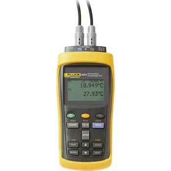 Fluke Calibration 1524-256 referenční teploměr, typ senzoru PRT, přesný termistor, termočlánek, funkce dataloggeru