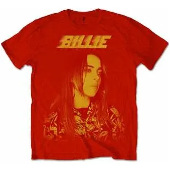 Merch Billie Eilish: Tričko Racer Logo Billie Eilish Jumbo XL 2022