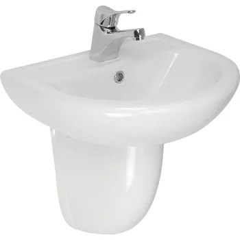 Umyvadlo HOPA - Nástěnné umyvadlo COMPACT 60 - Polosloup k umyvadlu - Včetně, Sloup k umyvadlu - Bez sloupu OLKGKO05LVB01+OLKGLI02AYK00