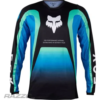 Moto dres Pánský MX dres FOX 180 Ballast Jersey Black Blue 2024 XL