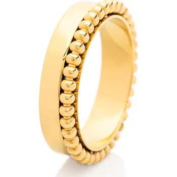 Prsten franco bene 2v1 prsten - pozlacený | 104 Velikost prstenu: 7 (56 mm)