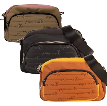 Kabelka DÁMSKÁ KABELKA PEPE MOLL 232181 HNĚDÁ Barva: BÉŽOVÁ, Velikost: UNI