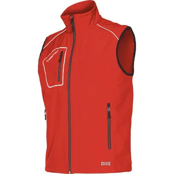 Pánská softshellová bunda Industrial Starter Softshellová vesta Snappy Barva: Červená, Velikost: 2XL 04509-070-XXL