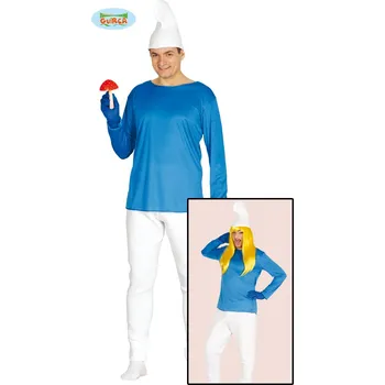 Karnevalový kostým Guirca Fiestas Španělsko Kostým Modrý skřítek dospělý x varianta: M 48 - 50