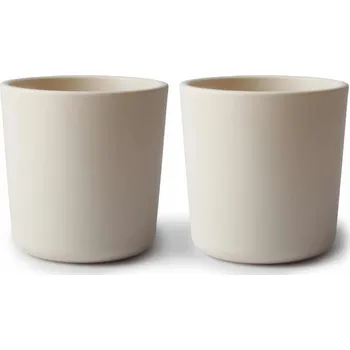 Hrníček pro děti 2ks Mushie - Ivory