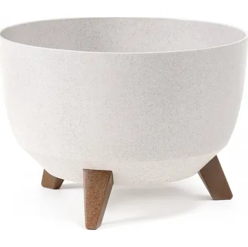 Květináč Plastová mísa Roma ECO 330 mm, bílo-béžová