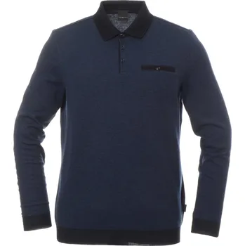 Pánské tričko Bugatti Polo Polo Tričko Středně Modré M