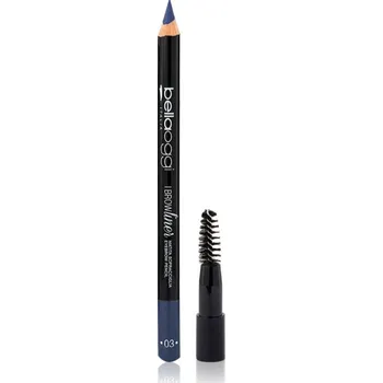 Tužka na obočí bellaoggi I Brow Liner tužka na obočí s kartáčkem odstín Brunette 1,1 g