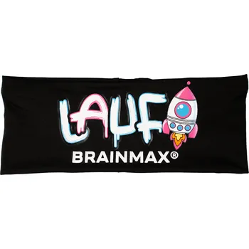 Sportovní čelenka BrainMax LAUF sportovní čelenka, černá Pevná čelenka pro aktivní muže i ženy