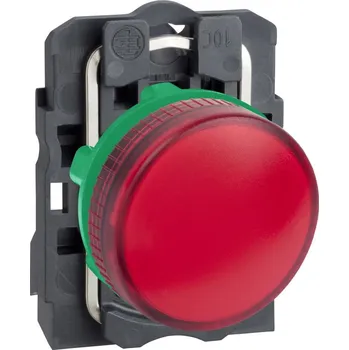 vypínač Schneider Electric XB5AV64 Signálka se žárovkou BA 9s, 250V, rudá