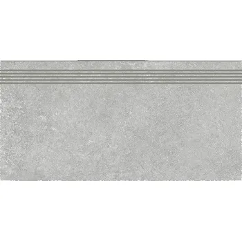 Dlažba Dlažba na schody Rubi šedá 30x60 cm