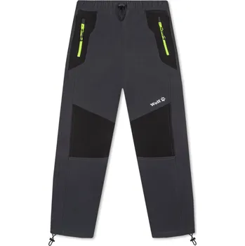 Chlapecké kalhoty Chlapecké outdoorové kalhoty - Wolf B2485, tmavě šedá Barva: Šedá, Velikost: 116