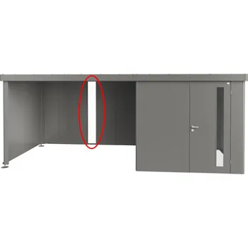 Zahradní domek Biohort NEO- prosklený panel do stěny postranní střechy- 3 barvy Barva: Šedý křemen metalíza 47984