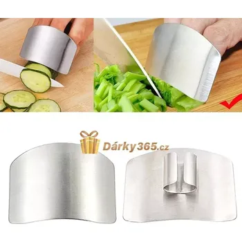 Ocelová ochrana prstů při krájení