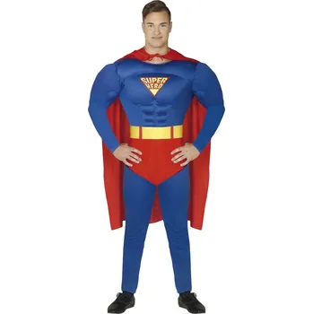 Fiestas Guirca Kostým SUPER HEROS - SUPERMAN - velikost L - 52/54