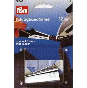 Sežehlovač šikmých proužků 12 mm Prym 611343 - Stříbrná, 12 mm