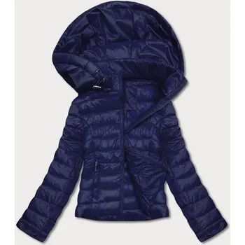 Tmavě modrá dámská prošívaná bunda pro přechodné období (23M9001-221) odstíny modré S (36)