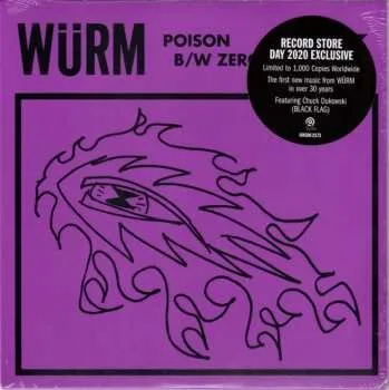 Zahraniční hudba SP Würm: Poison b/w Zero Sum LTD 2020 Limited Edition Vinyl