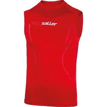 Pánské termo spodní prádlo saller spodní kompresní triko NITRO bez rukávů BARVA: 150 červená, Velikost: S