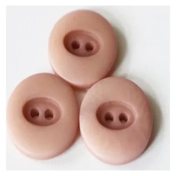 Knoflík Knoflík starorůžový 7070/28/9 - Růžová, 18 mm