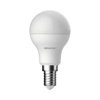 Žárovka MEGAMAN LED lustre P45 7.8W/60W E14 2800K 810lm NonDim 15Y opal