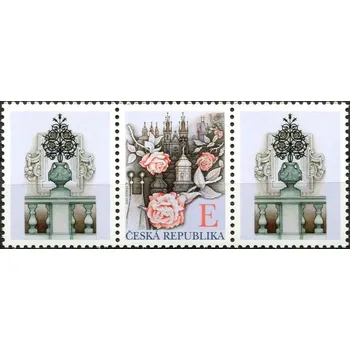 Poštovní známka Česká pošta (2011) č. 703 ** (S1) - Česká republika - Růže nad Prahou "E"