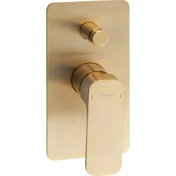 Vodovodní baterie SAPHO SPY podomítková sprchová baterie, 2 výstupy, zlato mat