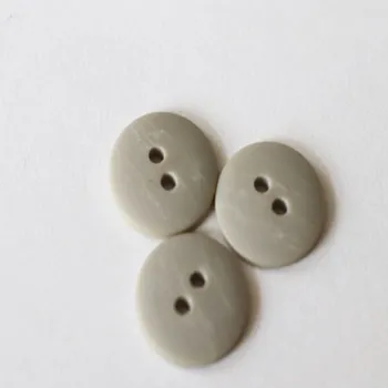 Knoflík Knoflík dámský DILL 67051/24/414 SV. ŠEDÝ PLASTOVÝ - Sv. šedá, 23 mm