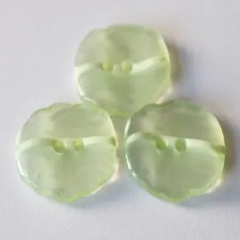 Knoflík knoflik velký ZELENÝ 233/44 - Zelená, 25mm