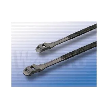 Stahovací páska WAPRO WT-BLD-500HD-N12 vázací pásky s dvojitým mostovým zámkem BRIDGE-LOK odolné povětrnostním, UV a chem. podmínkám, nylon 12,