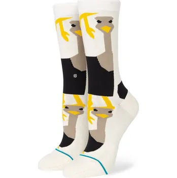 Dámské ponožky stance Dámské ponožky pepper the ostrich crew socks off white