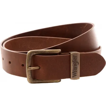 Opasek Wrangler Kožený Opasek Hnědý 110