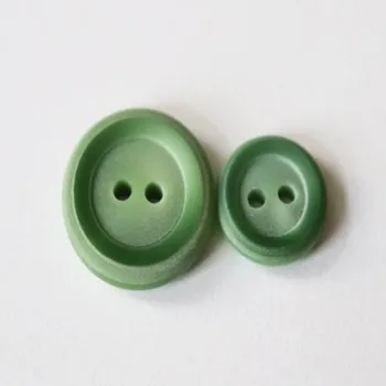 Knoflík Knoflík zelený 70354/32/136 - Zelená, 15mm