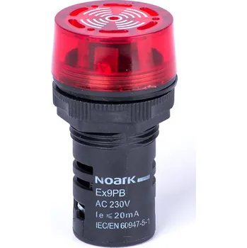 Stykač Noark 105717 Ex9PB C r 230V AC Panelový bzučák, stále