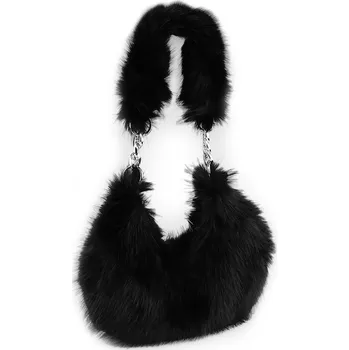 Kožešinová kabelka 30x26 cm